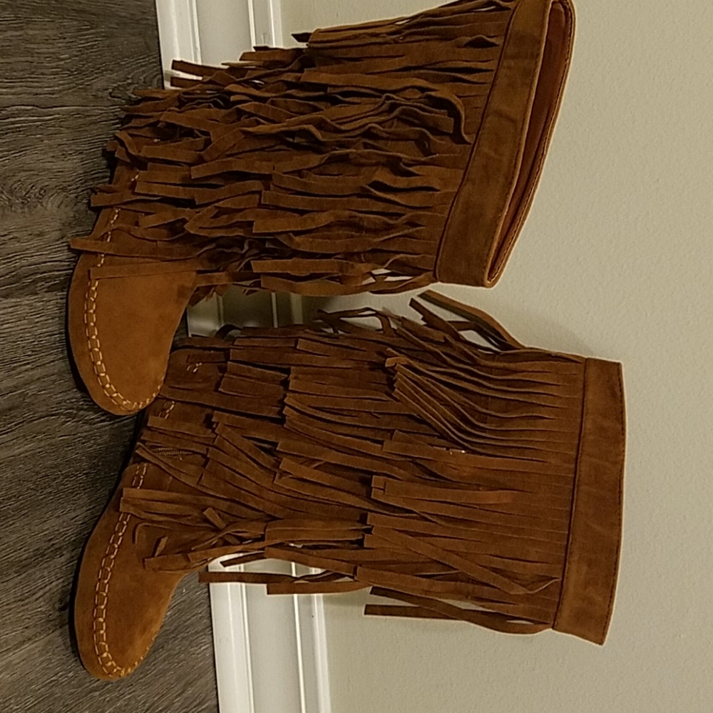 Mudd Fringe Boots - image 3
